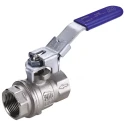 RS PRO Brass Threaded Full Port Ball Valve 1/4 in BSP 14 bar Steel Handle 812-5179