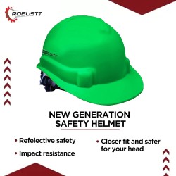 Buy Robustt X Shree JEE Safety Helmet Ratchet Green(Pack Of 50)