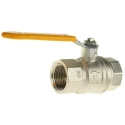 RS PRO Nickel Plated Brass Threaded Ball Valve BSPT 1 in, Max Pressure 40 bar, Stainless Steel Handle 812-5277