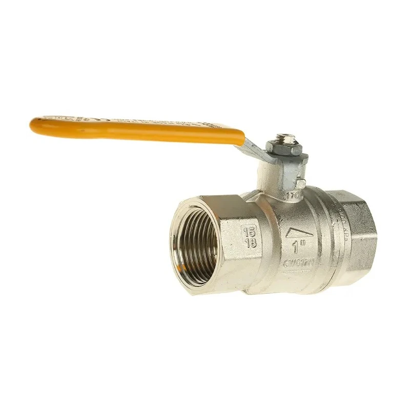 RS PRO Nickel Plated Brass Threaded Ball Valve BSPT 1 in, Max Pressure 40 bar, Stainless Steel Handle 812-5277