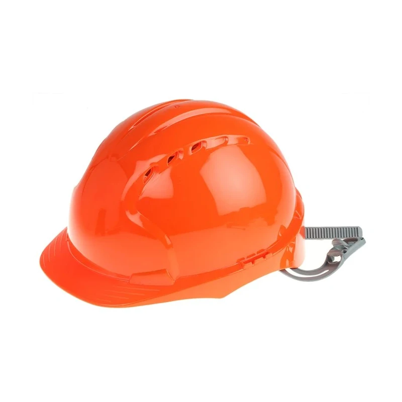 JSP Orange Ventilated Adjustable Safety Helmet High Performance Polyethylene EN 397 EVO2 