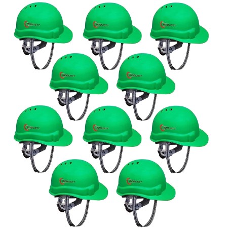 Buy Robustt X Shree JEE Safety Helmet Ratchet Green(Pack Of 10)