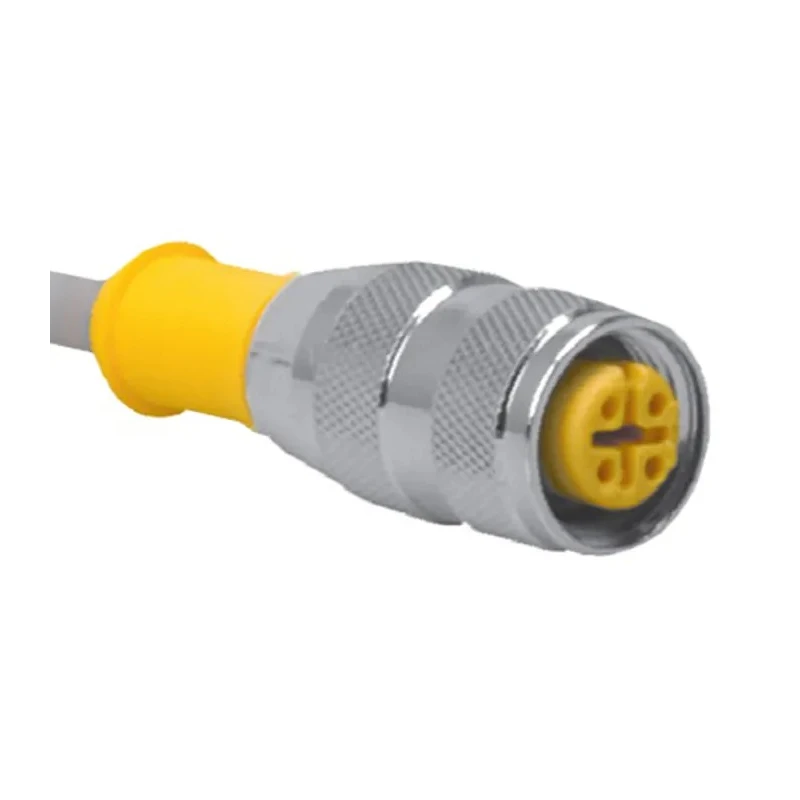 Turck Sensor Actuator Cable Female 4-Way M12 to Free End 15m PVC Grey Jacket RKV 4.4T-15