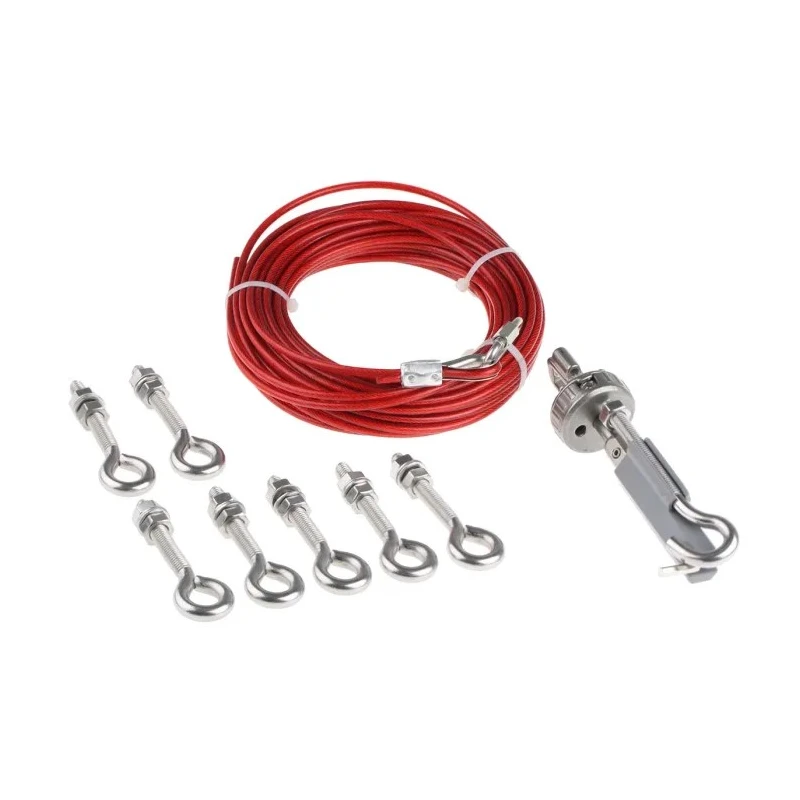 IDEM Rope Pull Switch Cable 4 mm Diameter, 15 m Length 140012