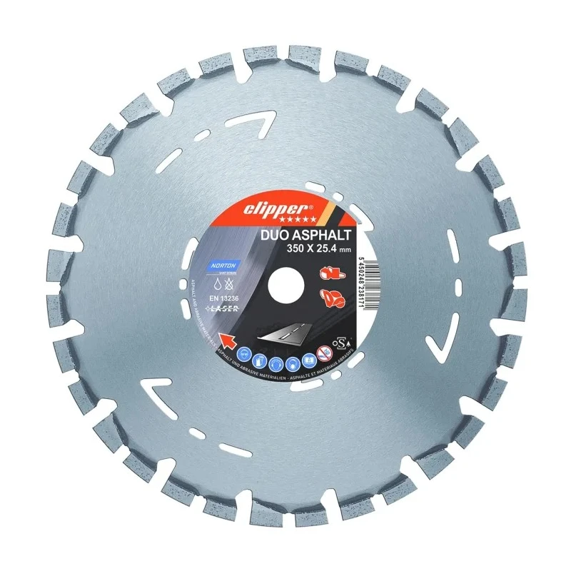 Norton 32 Teeth Per Inch Diamond Tip Asphalt Cutting Circular Saw Blade 300mm Arbor 20mm 70184694907