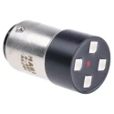 Marl Red LED Cluster Lamp BA15D 230 V AC, 25 mA, 16 mm Diameter, Cluster Shape BA15D