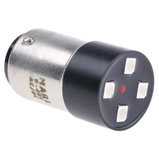 Marl Red LED Cluster Lamp BA15D 230 V AC, 25 mA, 16 mm Diameter, Cluster Shape BA15D