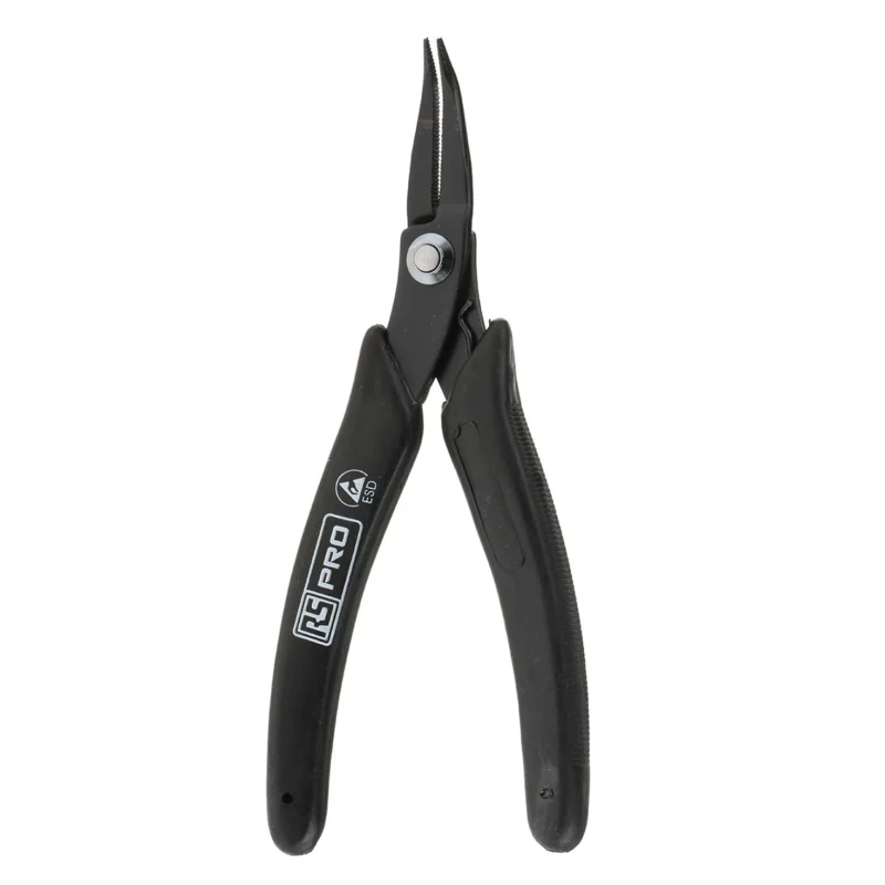 RS PRO Round Nose Plier Serrated 150mm Overall ESD Safe 864-0791