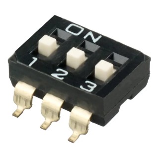 APEM Raised Actuator Slide Rotary Coded DIP Switch IKD0303101
