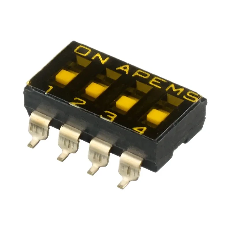 APEM Recessed Actuator Slide Rotary Coded DIP Switch IKD0404000