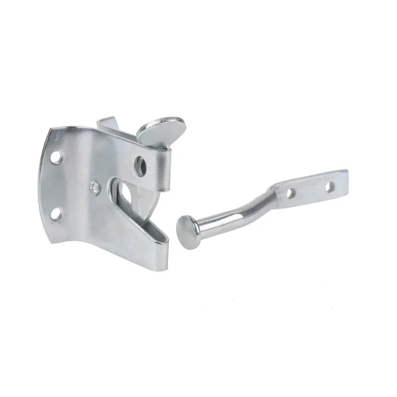 RS PRO Steel Lockable Gate Latch Bright Zinc Finish 110mm x 51mm x 49mm 894-6761