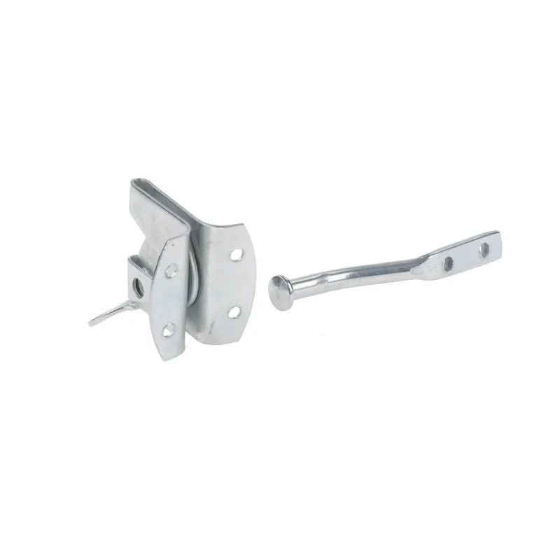 RS PRO Steel Lockable Gate Latch Bright Zinc Finish 110mm x 51mm x 49mm 894-6761