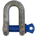 RS PRO D-Shackle Alloy Steel Galvanised, Safe Working Load 1t, Screw Pin 124-4826