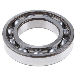 SKF Single Row Deep Groove Ball Bearing 70 mm ID, 125 mm OD, 24 mm Width, Sheet Metal Cage, Open End Type 6214