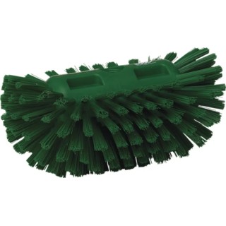 Vikan Hard Bristle Scrubbing Brush Green, 40 mm bristle length, Polyester bristle material 70372