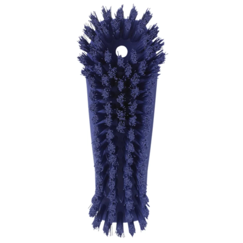 Vikan Hard Bristle Purple Scrubbing Brush, Polyester Bristle, 36 mm Bristle Length, 200 mm Width, Model 38908