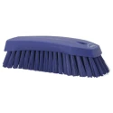 Vikan Hard Bristle Purple Scrubbing Brush, Polyester Bristle, 36 mm Bristle Length, 200 mm Width, Model 38908