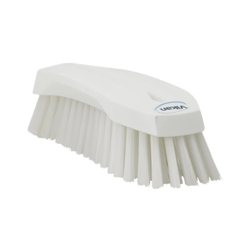 Vikan Hard Bristle White Scrubbing Brush with 36 mm Bristle Length, Polyester Bristle Material 38905