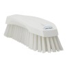 Vikan Hard Bristle White Scrubbing Brush with 36 mm Bristle Length, Polyester Bristle Material 38905
