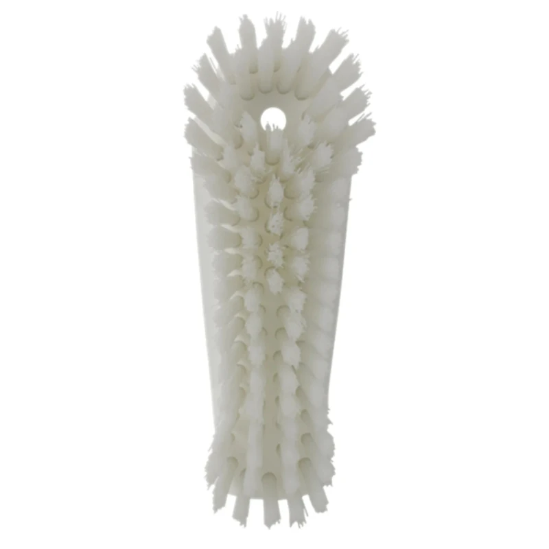 Vikan Hard Bristle White Scrubbing Brush with 36 mm Bristle Length, Polyester Bristle Material 38905