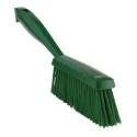 Vikan Hard Bristle Green Scrubbing Brush Polyester Bristle, 50 mm Bristle Length, Hand Brush, Green Handle 45892