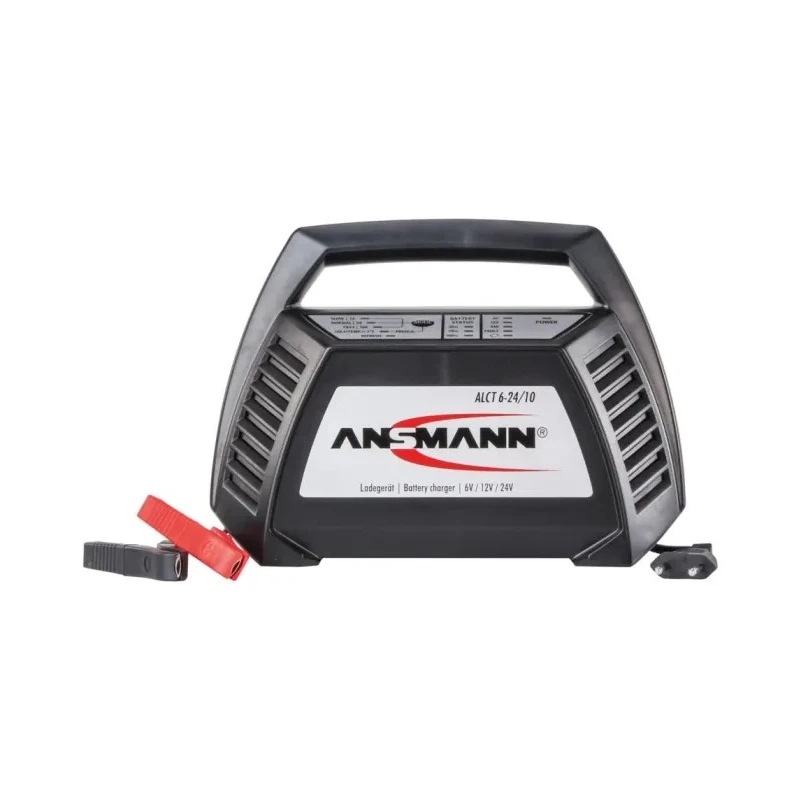Ansmann Battery Charger Lead Acid for 6V, 12V, 24V Batteries 10A, 230V AC Input Model 1001-0014-UK