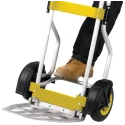 RS Pro Heavy Duty Foldable Aluminium Sack Truck 270 kg Load 200 mm Wheels 1150 mm Height 789-8514