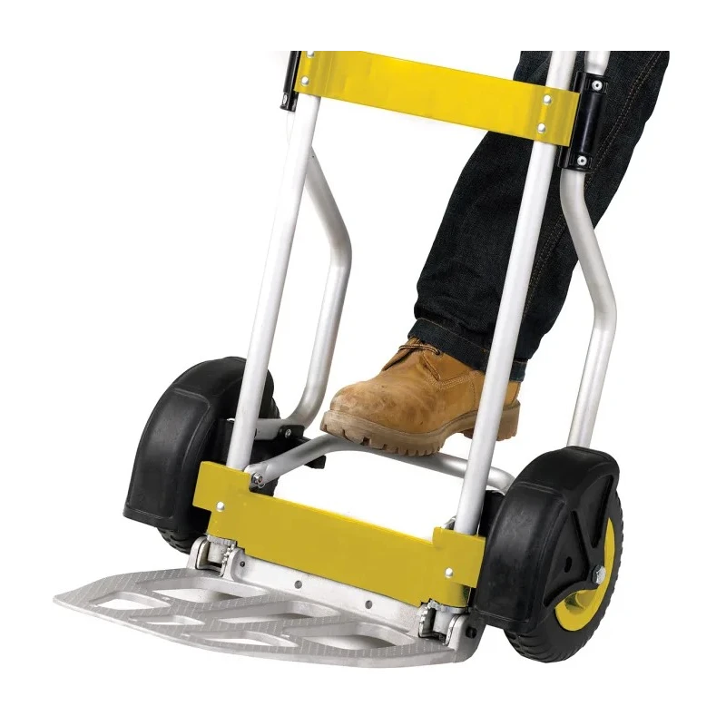 RS Pro Heavy Duty Foldable Aluminium Sack Truck 270 kg Load 200 mm Wheels 1150 mm Height 789-8514