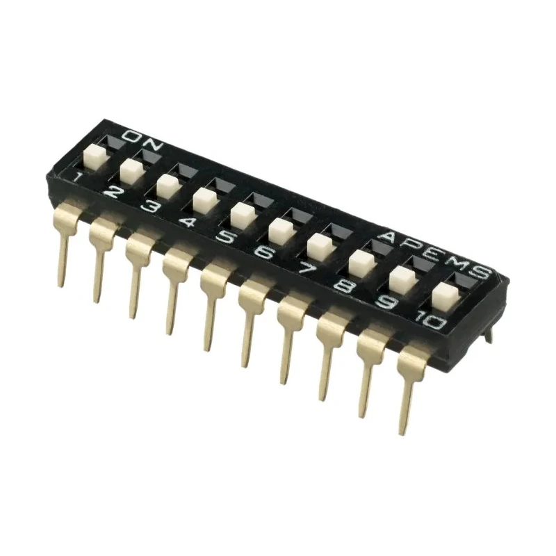 APEM Raised Actuator Slide Rotary Coded DIP Switch IKD1000101