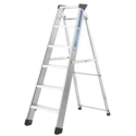 Zarges Aluminium Professional Step Ladder 10 Rungs, 2.16m Platform Height, 175kg Load Capacity 49610