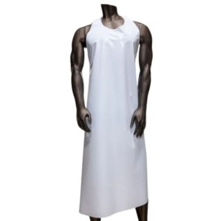Topdog Brown Reusable Polyurethane Apron, Chemical Resistant, 92 cm Waist, 1.14 m Length A3222