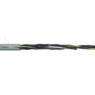 Igus Chainflex CF130.UL Control Cable, 18 Cores, 0.75mm², Unscreened, 100m Polyurethane Sheath CF130.07.18.UL (100m)