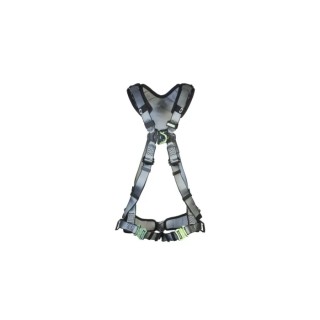 MSA Safety Safety Harness 140 kg Max Capacity Sizes L, M Bayonet Buckle Adjustable Straps 10206534