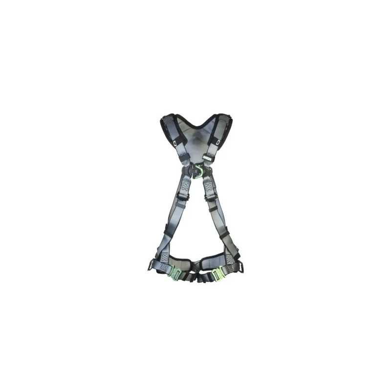 MSA Safety Safety Harness 140 kg Max Capacity Sizes L, M Bayonet Buckle Adjustable Straps 10206534