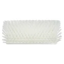 Vikan White Scrubbing Brush with 41 mm Polyester Bristle Length, 150 mm Width, 265 mm Length, Model 70475