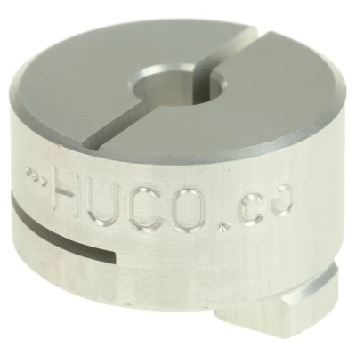 Huco 19.1 mm Outside Diameter, 5 mm Bore Clamp Style Aluminium Coupler 452H19.20