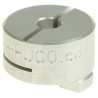 Huco 19.1 mm Outside Diameter, 5 mm Bore Clamp Style Aluminium Coupler 452H19.20