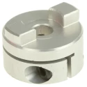 Huco 19.1 mm Outside Diameter, 5 mm Bore Clamp Style Aluminium Coupler 452H19.20