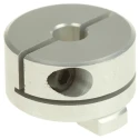 Huco 19.1 mm Outside Diameter, 5 mm Bore Clamp Style Aluminium Coupler 452H19.20