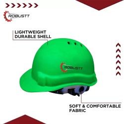 Buy Robustt X Shree JEE Safety Helmet Ratchet Green (Pack Of 1)