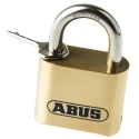 ABUS Keyed Brass, Stainless Steel Weatherproof Padlock, 8 mm Shackle Diameter, 25 mm Shackle Length, 53 mm Body 180IB/50