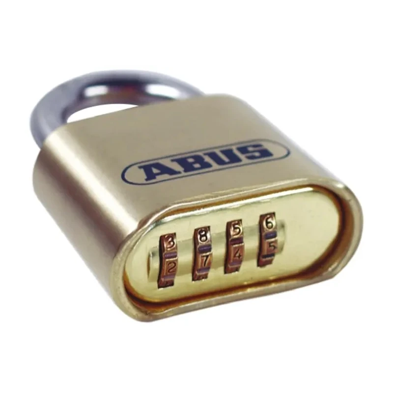 ABUS Keyed Brass, Stainless Steel Weatherproof Padlock, 8 mm Shackle Diameter, 25 mm Shackle Length, 53 mm Body 180IB/50