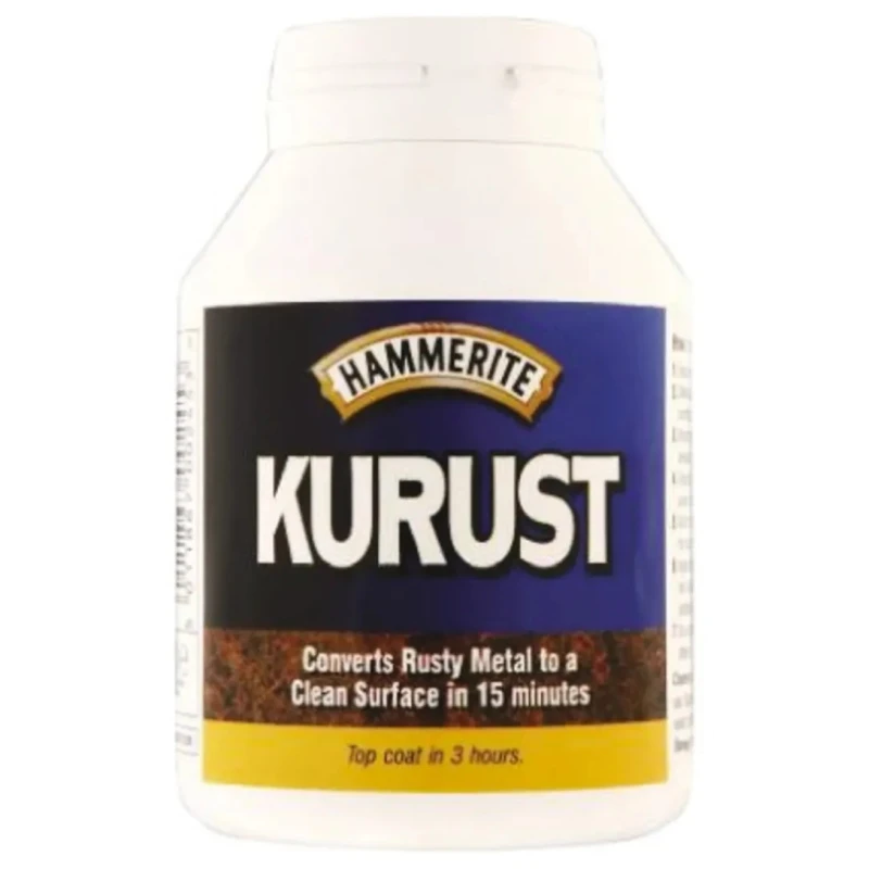 Hammerite Kurust Rust Converter Paint 250 ml Tin for Metal Surface Protection 5092820