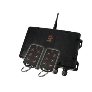 RF Solutions Remote Control System 868 MHz 4 Channels 12 Key Fob Buttons 12/32 V ELITEFOB-8S4