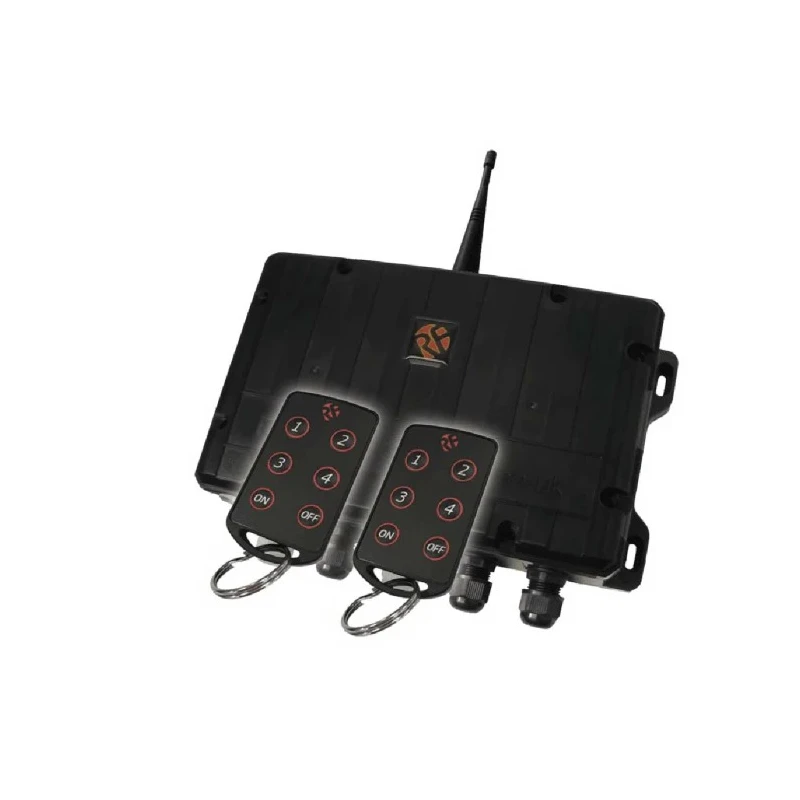 RF Solutions Remote Control System 868 MHz 4 Channels 12 Key Fob Buttons 12/32 V ELITEFOB-8S4