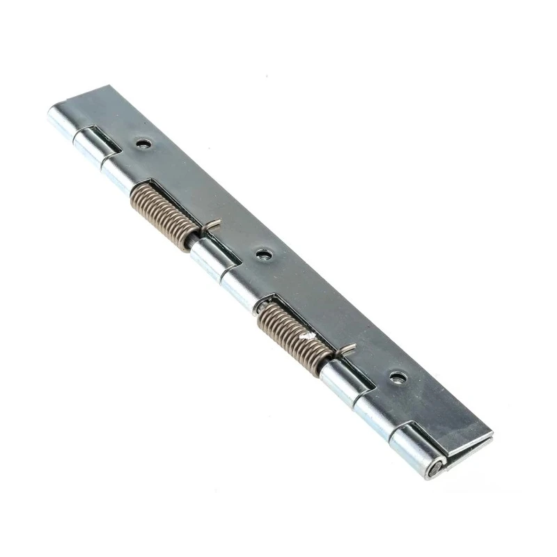 Pinet Zinc Plated Steel Spring Hinge with Spring Loaded Pin Screw Fixing 180 mm Length 2 mm & 40 mm Width, 1.5 mm 71-1-3809