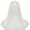 3M White Polyethylene Disposable Protective Hood One Size 446