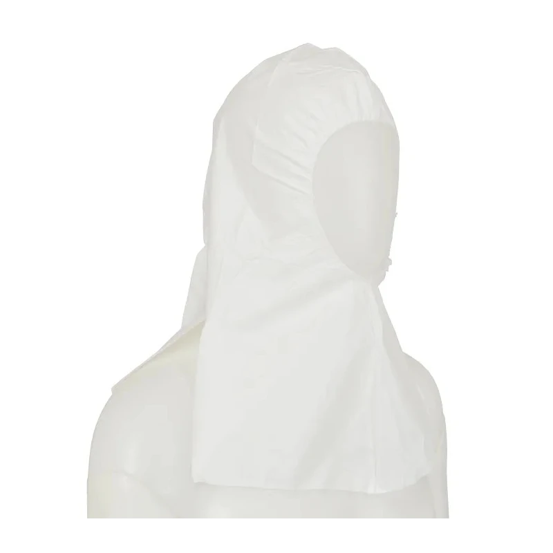 3M White Polyethylene Disposable Protective Hood One Size 446