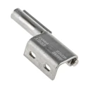 Pinet Stainless Steel Concealed Hinge Non-Handed Screw Fixing Removable Pin 80mm x 3mm Raw Finish 12-1-3528