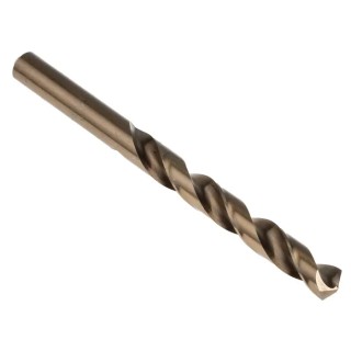 RS PRO Cobalt High Speed Steel 10.5mm x 133mm Overall Cylindrical Shank Drill Bit 5 Pieces 216-511